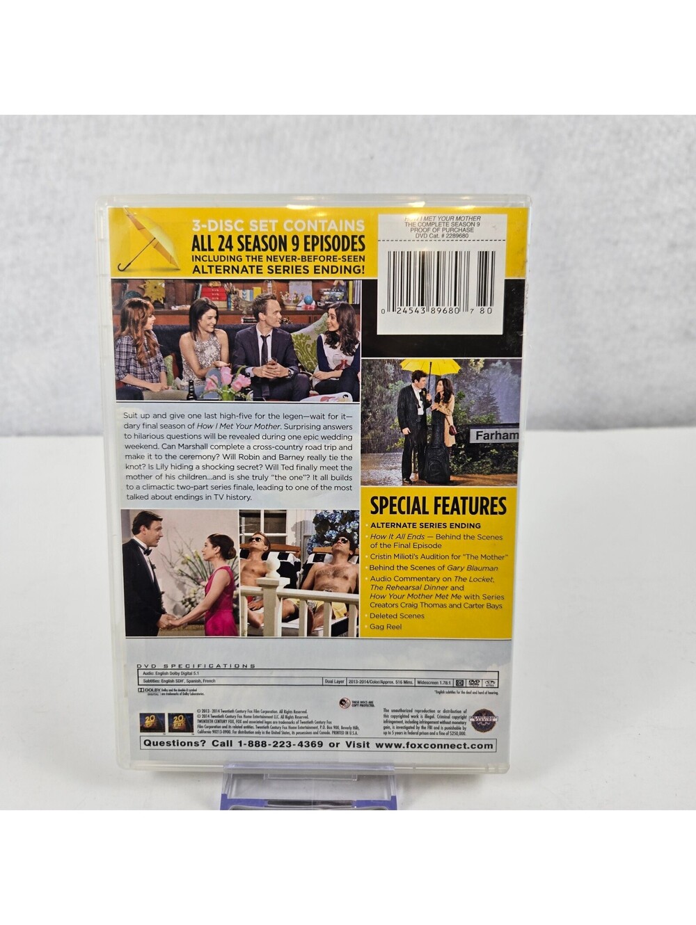 How I Met Your Mother: The Ninth and Legendary Final Season - 3 Disc DVD Set - Picture 2 of 4